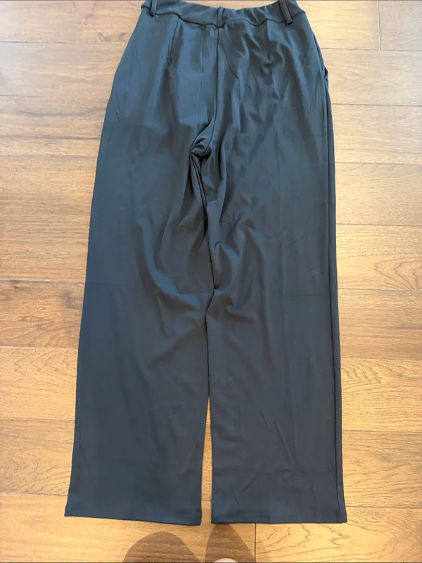 Dlooda Women’s Black Wide Leg Pants Size Small NWT - C3-209 - Image 7