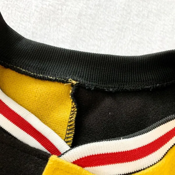 Unbranded Colorblock Varsity Jacket Women Sz M Multi-Color Y2K Patchwork Fleece‎ - Image 5