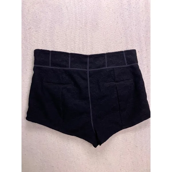Maeve Anthropologie Shorts Womens 14‎ Black Lace High Rise Side Zip - Image 11