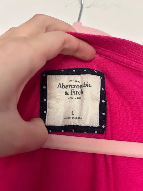 Abercrombie & fitch y2k pink longsleeve - Image 2
