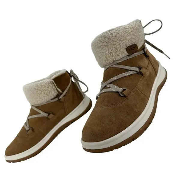 UGG Lakesider Heritage Lace Suede Leather Waterproof Boots Women’s Size 8 - Image 2