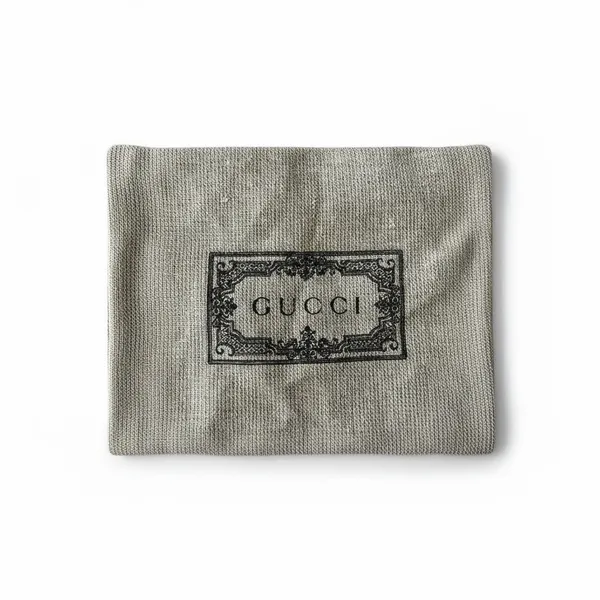 Gucci 2 Dust Bags Oatmeal Cotton Shoe Storage Travel Bags‎ 17x8.25 - Image 2