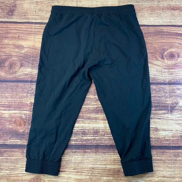 Pro Player XL Black Windbreaker Style Joggers Ankle Pull Up Retro - Image 3