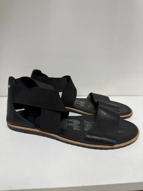 Sorel Ella Leather Cross Ankle Sandals - Image 2