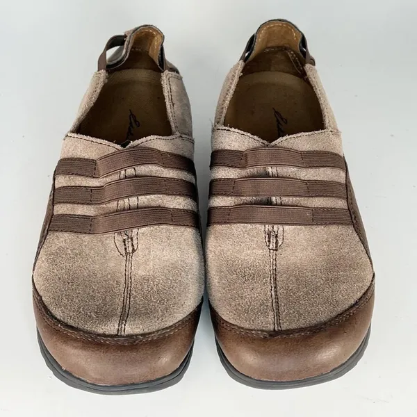 Eddie Bauer Flynn Brown Suede Leather Business Casual Slip-On Shoes Women 6 - Image 3