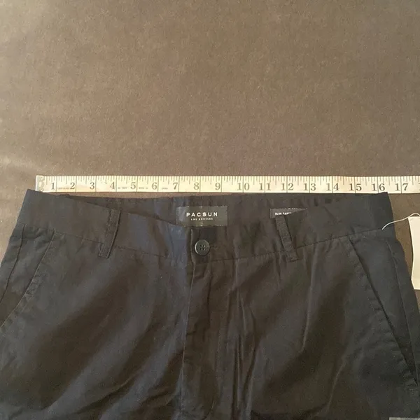 Pacsun Women’s Slim Tapered Pant Black 100% Cotton Size 32 NWT - Image 4