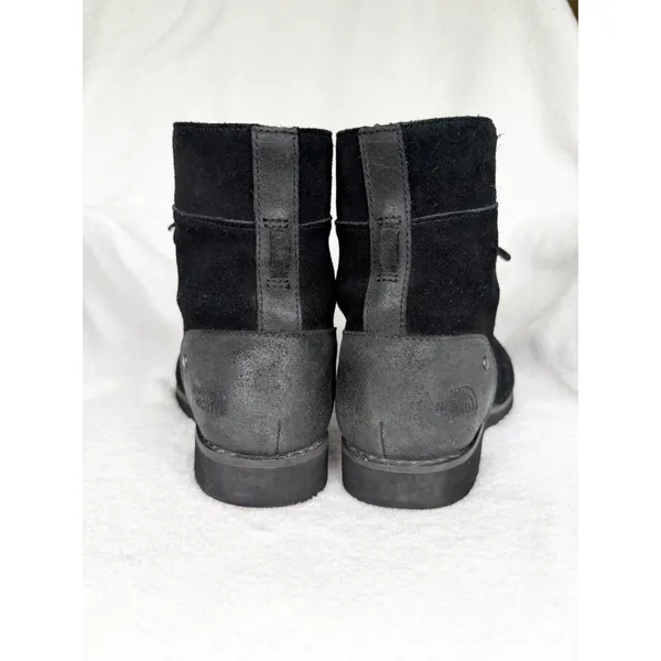 The North Face Ballard Lace II Suede Boots Black Combat Womens 8.5 - Image 3