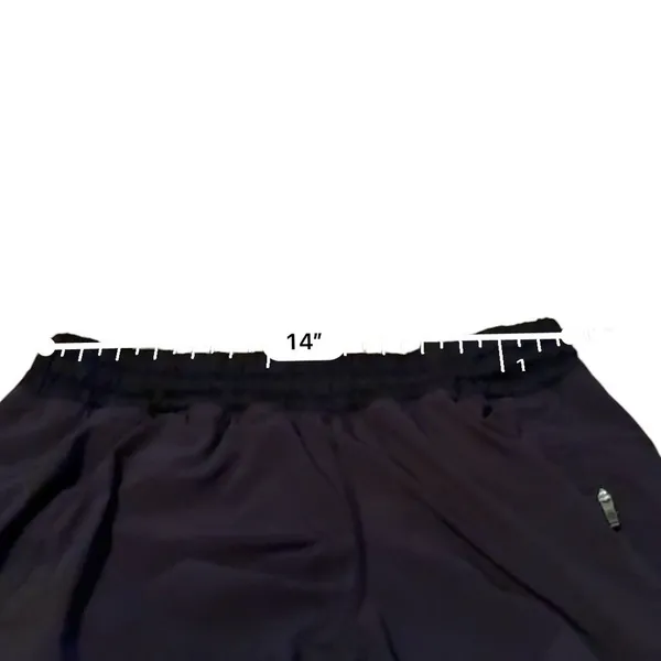 Lululemon Track That Mid Rise Lined Shorts Womens 6 Black‎ 4" Running Pocket - Image 11