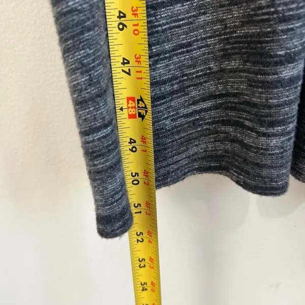 Anthropologie Cloth & Stone Gray Lori Knit Midi Dress Medium Women - Image 8