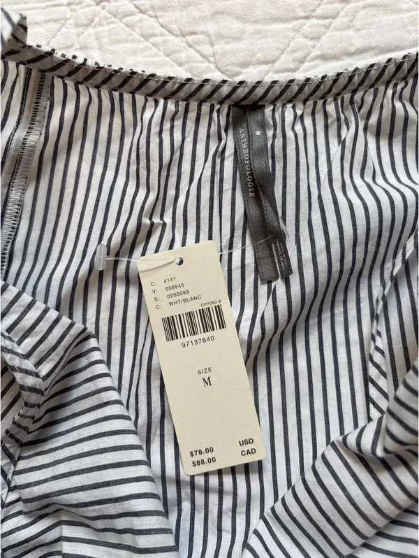 Anthropologie Striped Shift Mini Dress - Image 9