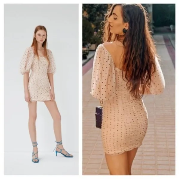 ZARA Polka Dot Dress - Image 3