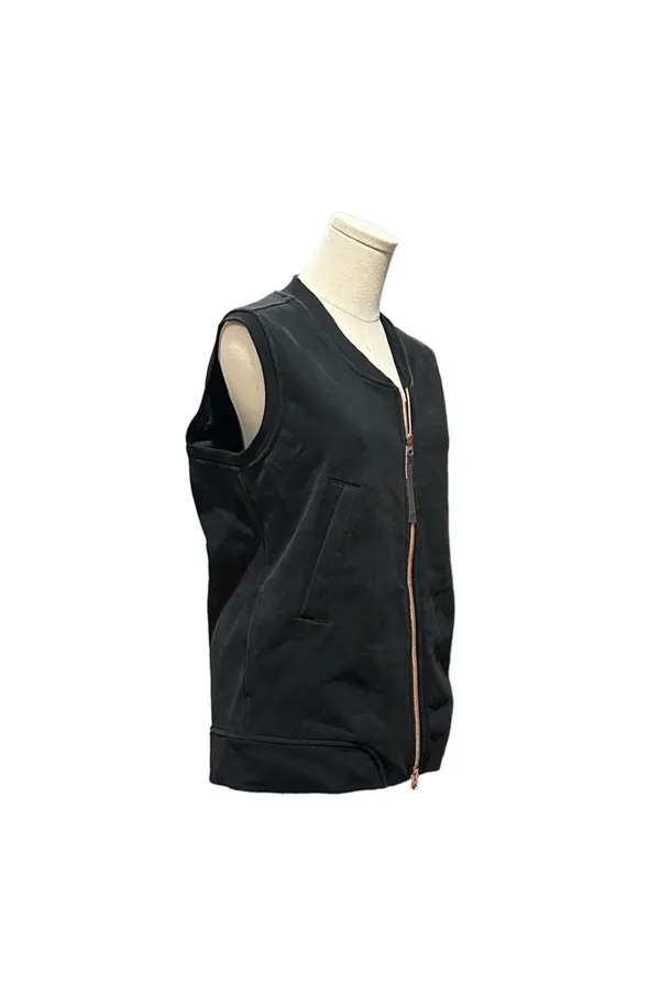 Lululemon Departure Vest Black with Rose Gold Zipper (Size 4) - Image 2