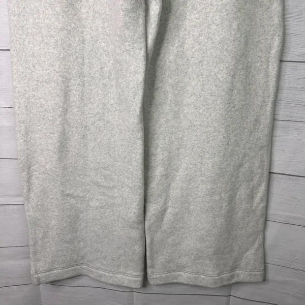 Haven Well Within Cozy Heather Gray Fleece Wide Leg Lounge Pants Sweatpants L - Image 6