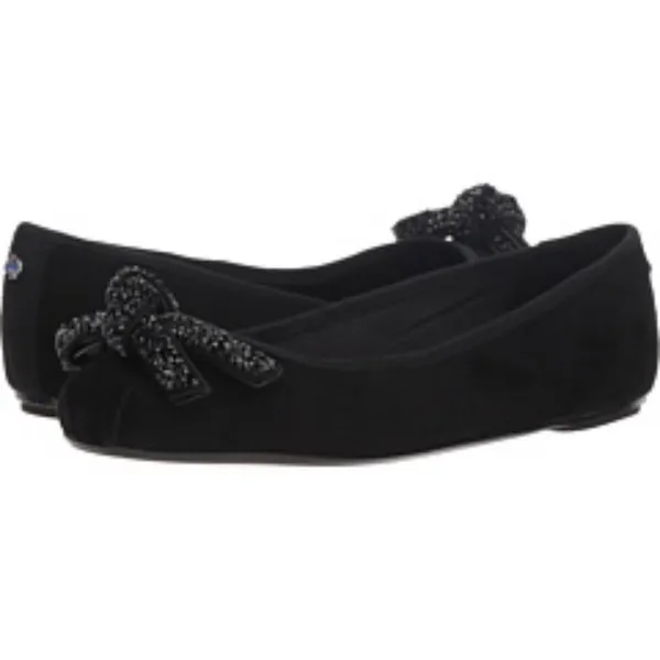 Kate Spade New York Women's Freya Ballet Flat Black Suede Women's‎ Size 7! - Image 14