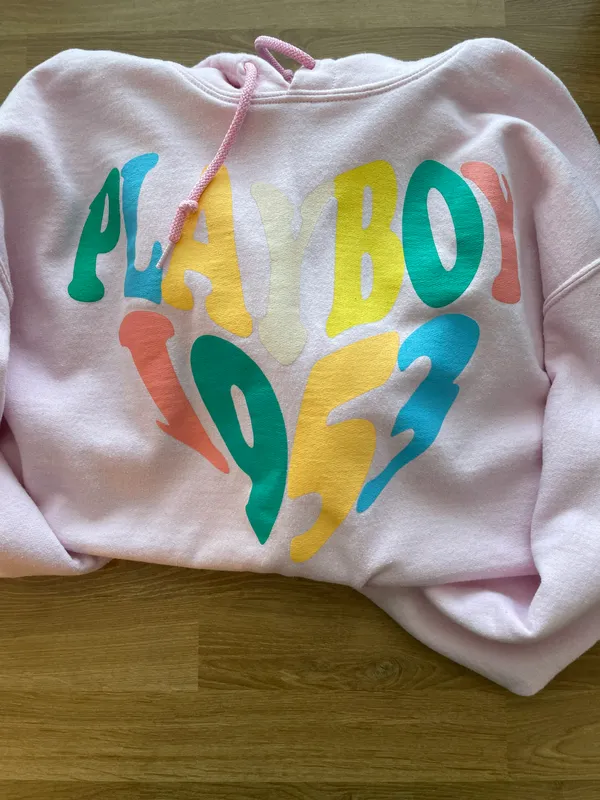 Pink Playboy 1953 Hoodie nwot - Image 2