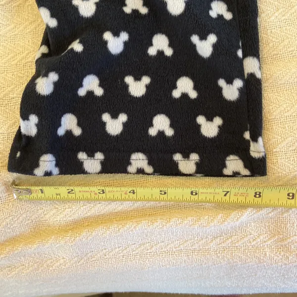Disney Mickey Head Fleece pajama pants M - Image 7