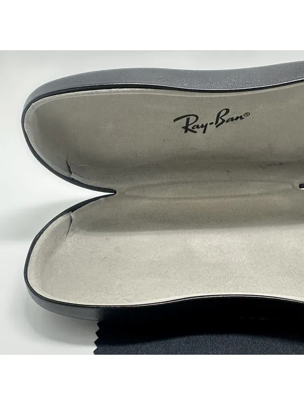 Ray-Ban Rectangular Black and Clear Prescription Glasses Frames with Case - Image 13