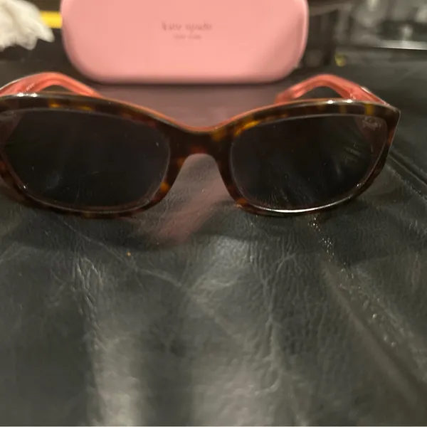 Kate Spade Vibrant Orange Eyewear. Frame and Kate spade hard case only - Image 2