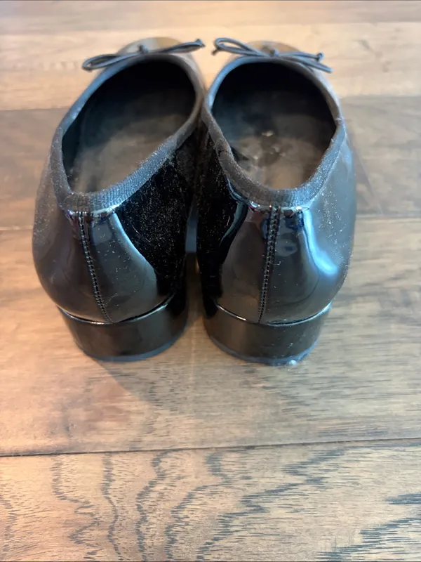 A New Day Black Patent Ballet Pumps Sz 7,5 - Image 3