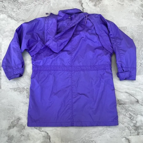 Vintage Pacific Trail Womens Nylon‎ Hooded Windbreaker Jacket Size Medium M - Image 3