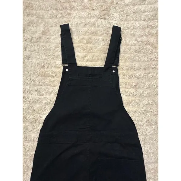 ASOS Design classic gothic countrycore black cotton overalls Size 32/Large - Image 5