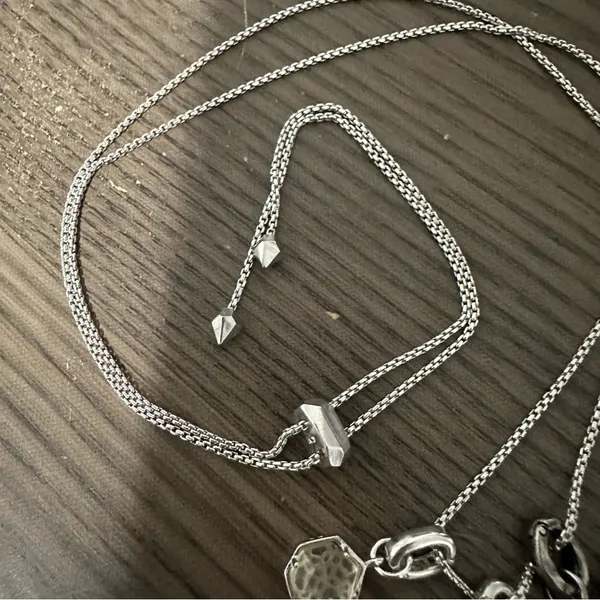 NWT Kendra Scott Sagittarius Charm Rhodium Charm Necklace - Image 5