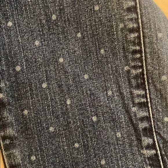 5/$30 🎈 Merona womens Polka dot skinny jeans size 2 - Image 6