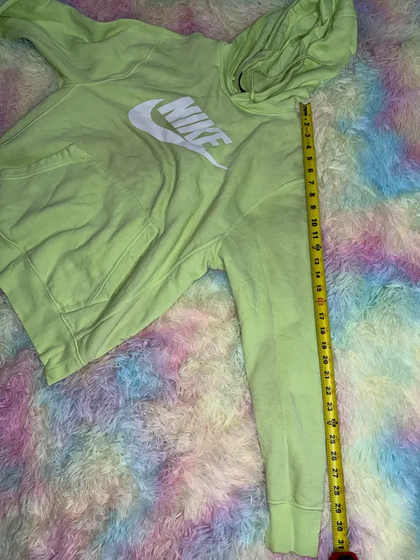 Neon green Nike Hoodie - Image 5