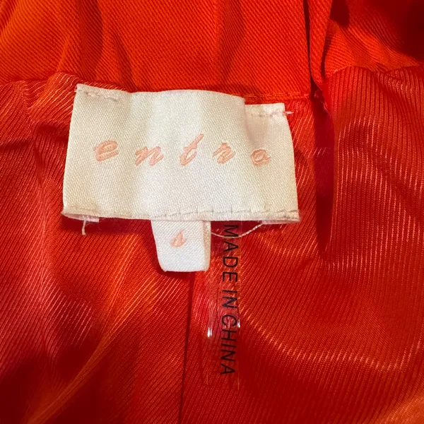 Women's Entro Orange/Red Shorts - Image 4