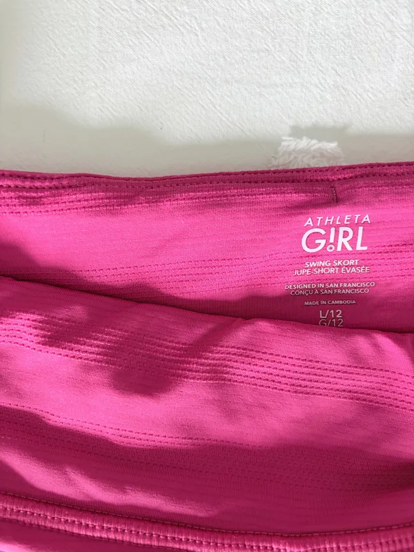 Athleta Girl Skirt Pink - Image 2