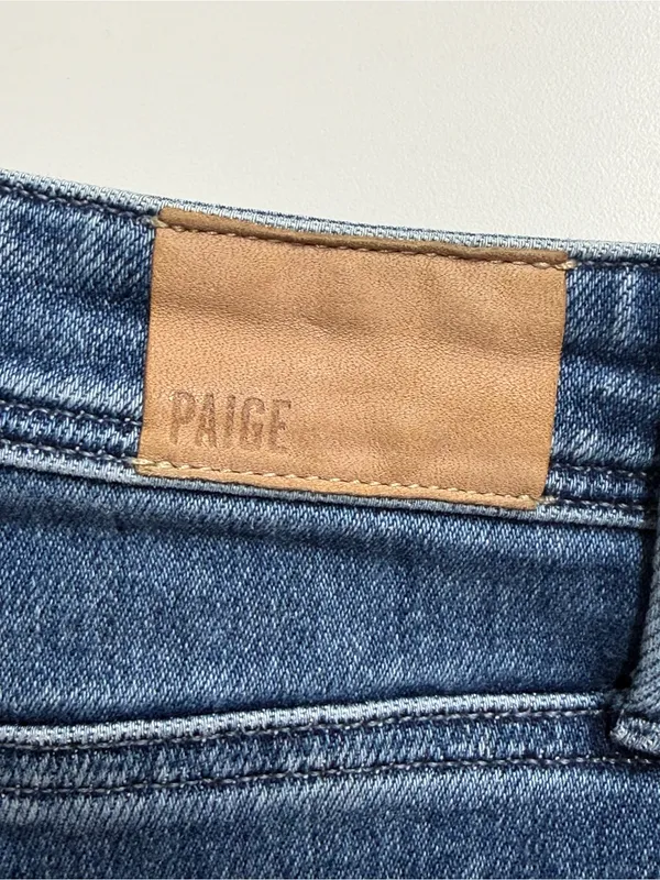 PAIGE Bermuda shorts size 30 denim jean shorts preppy summer medium‎ wash - Image 10