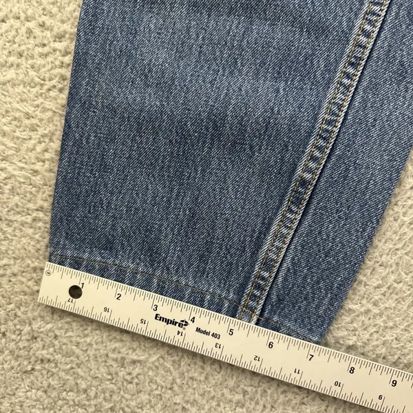 Vintage 90s Levi's 550 Relaxed Fit Tapered Leg Jeans Made In USA Women 14 x 26.5 - Image 9
