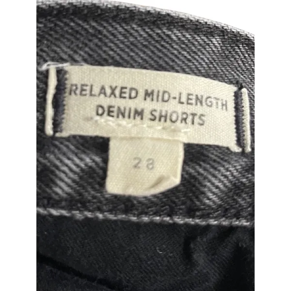 Madewell Relaxed Mid Length Denim Jean Shorts Size 28 Cut Off Streetwear Y2K - Image 4