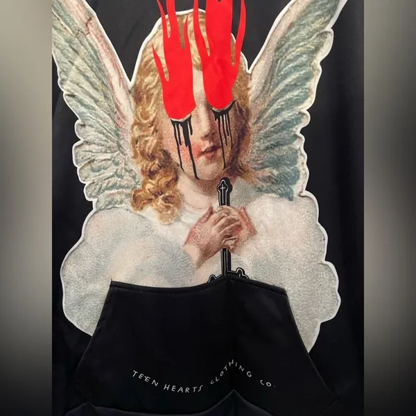 Teen Hearts Fallen Angels Hoodie/Sweatshirt. Size 4X. NWOT! - Image 9