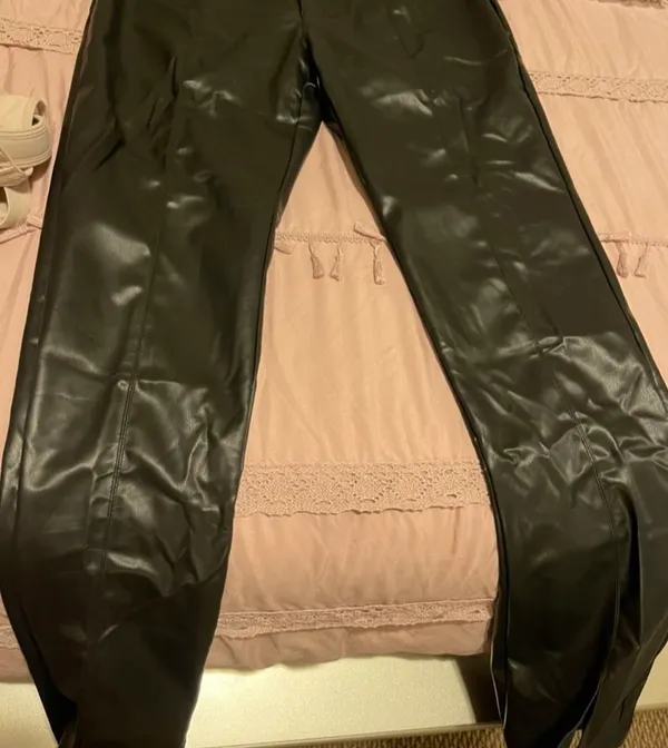 Leather Pants Black Size 26 - Image 2