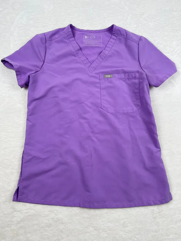 FIGS Lilac Dawn Scrub Set Catarina Top Zamora Joggers Women’s XS - Image 2