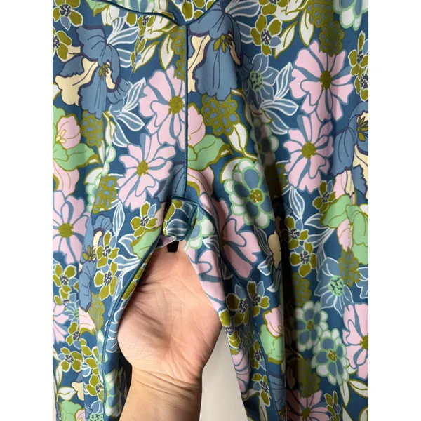 OFFLINE by Aerie Real Me High Rise Crossover 7/8 Floral Leggings XL Activewear - Image 3