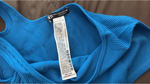 ZARA Blue Top Crop - Image 4
