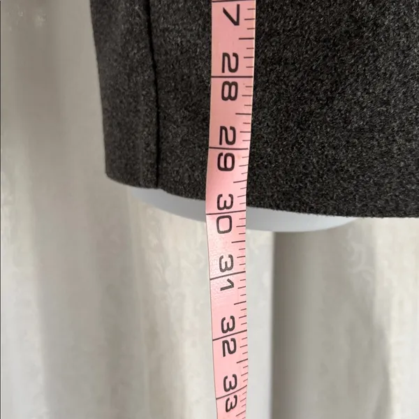 Zara Gray Wool Blend Coat Sz: M - Image 4