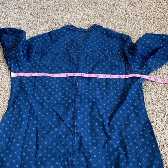 5/$30 🎈 Maurices women’s medium chambray‎ button down blouse - Image 5