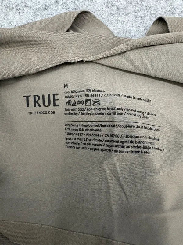 True seamless bralette with removable padding medium nude Tan - Image 4