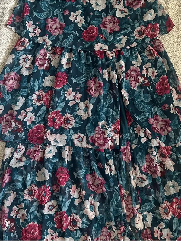 The General Good Stitch Fix Caitriona Tiered Floral Maxi Dress - Image 4