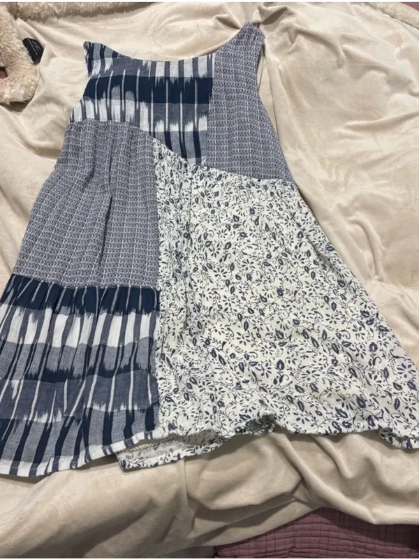 Anthropologie NWOT holding horses patchwork 100% cotton dress size s - Image 2