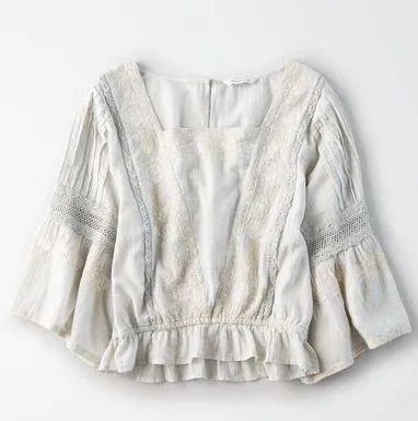 American Eagle Square Neck Long Sleeve - Image 2