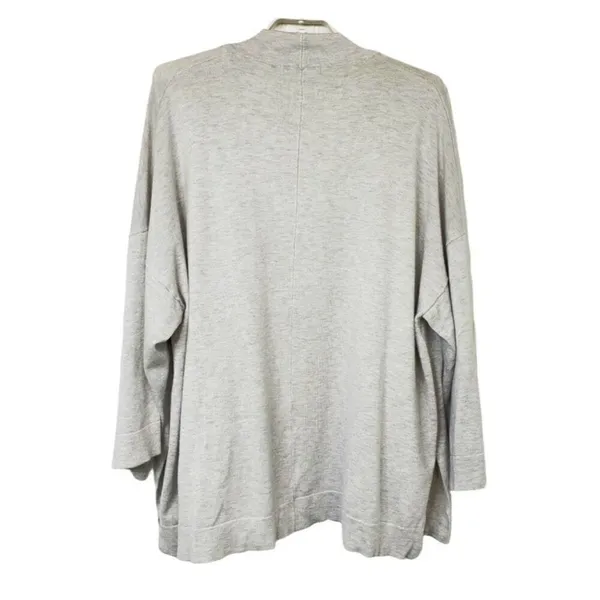 ✨Zara Grey Open Front Oversized Slouchy Knit Kimono Style Sz Small Cardigan✨ - Image 7