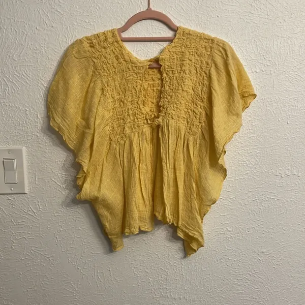 Free People FP One Women's Hyacinyth Top in Yellow - Image 4