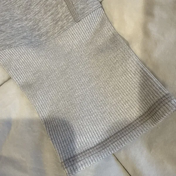 Alo Yoga High Waist Womens Leggings Size M RN 87320 Compression GREY & WHITE - Image 11