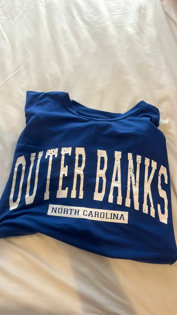 Navy blue oversized t - Image 2