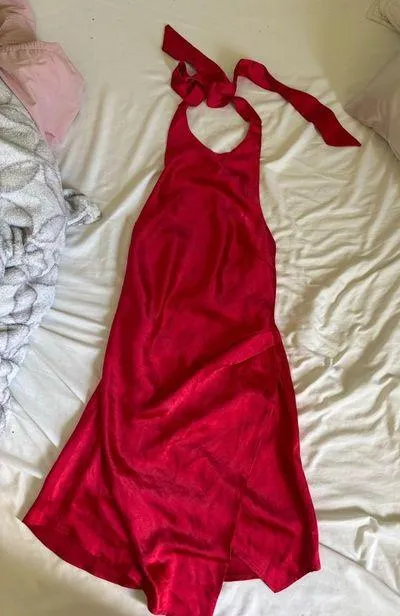 Hello Molly Red Mini Dress - Image 2