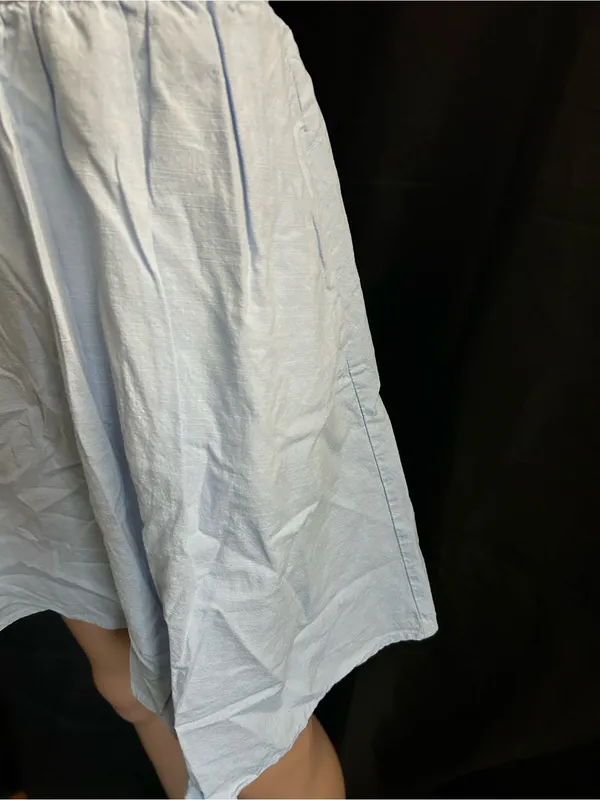 Zesica Strapless Light Blue Ruffle Top Sundress MD - Image 4
